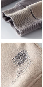 Sudadera con capucha personalizada de algodón 100% de 400g, resistente al viento, ecológica, con estampado lavado al ácido, estilo oversize y cremallera desgastada para primavera. - Product Image 6