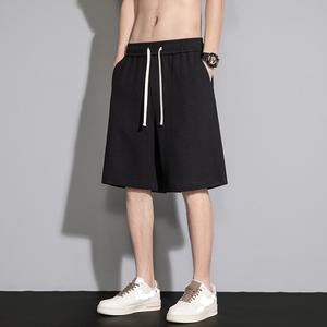 Pantalones cortos nuevos para hombre, de verano, finos, casuales, de secado rápido, de cinco minutos, holgados, de talla grande, deportivos. - Product Image 4