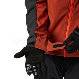 Veste Softshell en cuir véritable pour moto à la mode pour hommes, veste d'équitation noire résistante à l'eau pour motard - Product Image 3