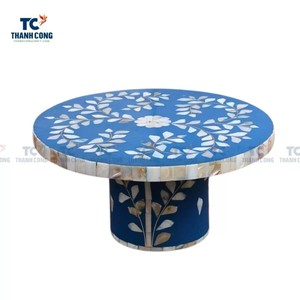 Venta al por mayor caliente Madre de perla y hueso incrustaciones pastel soporte bandeja para servir para Ramadán y fiesta pastel corte - Product Image 3