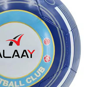 Alaay Fabricante Balón de fútbol duradero PVC Street Football Logotipo personalizado Impreso Diseño colorido Juego de entrenamiento de tamaño personalizado - Product Image 5