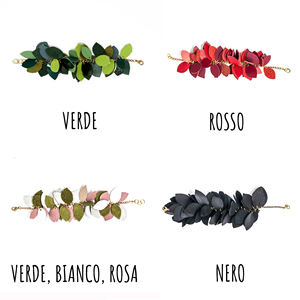 Pulsera de cuero con hojas - Product Image 3