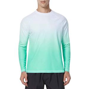 Camisas de pesca de rendimiento de manga larga con patrón sólido personalizado, protección UV, secado rápido, transpirable, Upf 50, ropa de poliéster por sublimación - Product Image 5