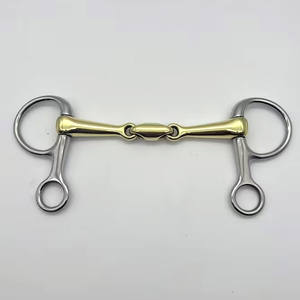 Bocados de Anillas Sueltas para Caballo, de Acero Inoxidable, Lisos y Seguros, Herramienta de Entrenamiento Ecuestre, Bocados Duraderos para Caballo, Comodidad al Montar - Product Image 1