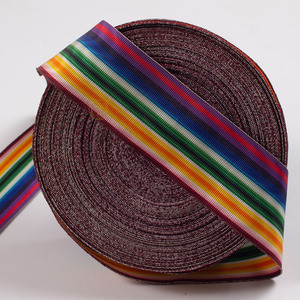 Accessoires pour vêtements et traitements Rubans de style cérémoniel Ruban gros-grain Rubans uniformes imprimés - Product Image 1