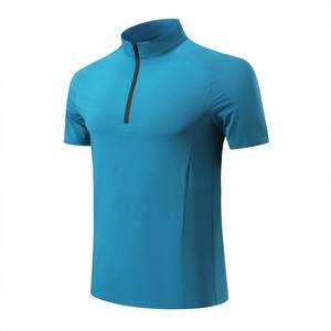 Top de entrenamiento atlético de secado rápido para hombre, camisa deportiva con patrón a cuadros, manga corta, pantalones cortos de baño de punto que absorben la humedad, compatibles - Product Image 1