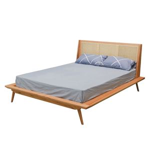 Mid-Century Modern Bed Marco de madera de teca - Product Image 3