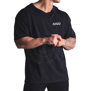 Camiseta de Gran Tamaño de Alta Calidad, Tejida, de Poliéster/Algodón, Transpirable, de Secado Rápido, Ecológica, de Manga Corta, Color Liso - Product Image 1