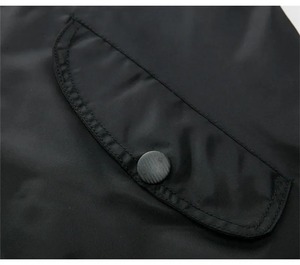 Blousons Bomber Zippés Chauds et Respirants pour Hommes, Grande Taille, Effet Délavé - Vêtements d'Extérieur Urbains - Product Image 4