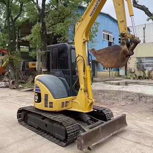เครื่องขุดมือสอง Komatsu 55สำหรับ5ton ใช้ Komatsu 55รถขุดที่มีความจุถังดีและการออกแบบที่มีประสิทธิภาพ - Product Image 4