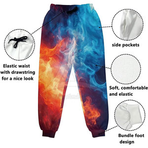Pantalon décontracté pour homme en gros, automne-hiver, coupe droite, sublimation, qualité lavée premium, confortable, professionnel, 100% - Product Image 6