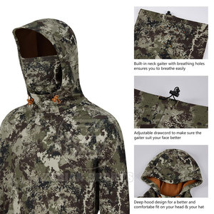 Sudadera interior cálida y duradera para hombre con patrón de camuflaje en negrita costuras fuertes y escote con capucha para invierno - Product Image 4