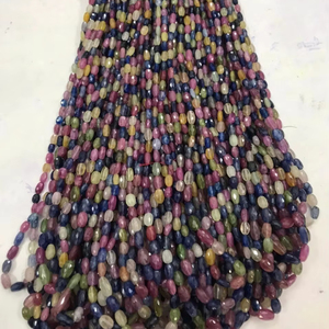 ลูกปัดแฟชันแฟชั่นขนาดเล็กเกรด AAA ไพลินสีเขียวมอลติ - Product Image 1