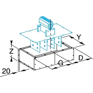 For SCHNEIDER <b>ELECTRIC</b> KTB0726CR3 Electronics & <b>Instrument</b> Enclosures Canalis KT Low Vertical Cover Feed Y726 - Product Image 1