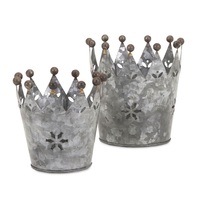 Couronne en métal Décoration royale et élégante Matériau de haute qualité Idéal pour la décoration de bureau à domicile et d'événement de luxe