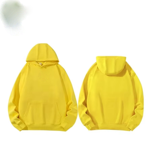 Pull à capuche de coupe régulière en molleton de coton épais pour hommes avec logo personnalisé et style streetwear - Product Image 4