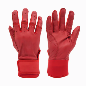 Guantes de Bateo de Béisbol de Cuero Cabretta Azul Cielo con Logotipo Personalizado, Guantes de Bateo de Softbol Profesionales con Agarre Suave, Venta al Por Mayor para Hombres - Product Image 4
