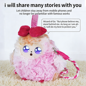 Jopark Muñeca IA con Pantalla LED y Ojos LED, Adorable Peluche Morado, Venta al por Mayor ODM, Bolso Bandolera Bonito, Bolso de Peluche con Forma de Animal, Mochila - Product Image 3