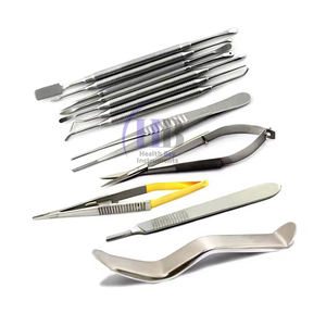 Juego de microinstrumentos de cirugía oral periodontal | Herramientas de microcirugía dental de precisión con pinzas de portaagujas de microtijeras - Product Image 1