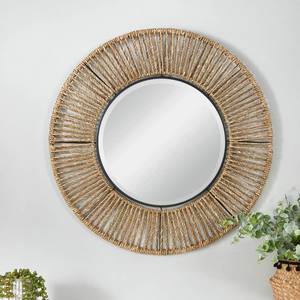 Decorative seagrass <b>hanging</b> <b>mirrors</b> natural sea grass <b>mirror</b> frame <b>wall</b> room accent pieces - Product Image 2