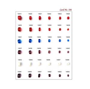 Perles de verre en forme de pneu exclusives 9 mm x 7 mm multicolores de haute qualité pour les artisans de bijoux innovants développant des accessoires modernes - Product Image 1