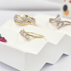 แหวนแต่งงานชุบโรเดียมสีเงิน925ทอง14K คลาสสิกสำหรับคู่รักที่งดงามและสง่างาม - Product Image 6
