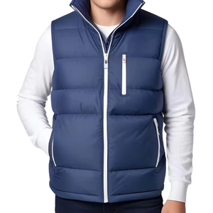Parka en duvet léger pour homme et femme, veste d'hiver décontractée, épaisse, thermique, brillante, coupe ajustée, doudoune, fournisseur en gros OEM - Product Image 2