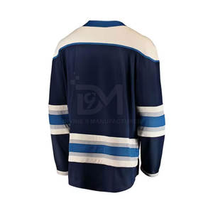 Mode nouveau Style blanc hommes maillot de Hockey sur glace grande taille maillot de Hockey sur glace poids léger maillot de Hockey sur glace - Product Image 3