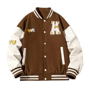 Chaqueta de Béisbol Varsity Bordada Impermeable con Logotipo Personalizado, Ropa Urbana de Alta Calidad para Hombre y Mujer - Product Image 6
