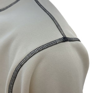 Survêtement unisexe personnalisé ensemble de sweats à capuche à col ras du cou impression logo hommes survêtement décontracté vêtements d'entraînement points contrastés ensembles de jogging - Product Image 4