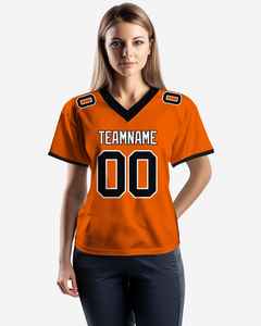 2025 vente chaude maillot de Football américain personnalisé toutes les 32 équipes Stich broderie nom numéro USA maillot de Football américain - Product Image 4