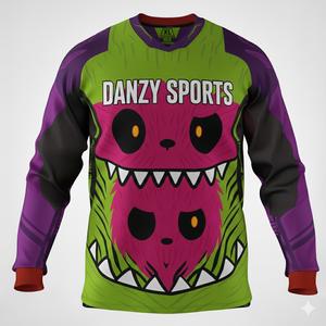 Maillot de paintball personnalisé pour homme - Coton de haute qualité, élasthanne, polyester, maille douce, respirante, séchage rapide, absorption de l'humidité, entièrement - Product Image 2