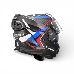 Casco Modular de Fibra de Carbono LS2 FF901 ADVANT X, Nuevo Tamaño XL, Casco de Motocross con Visera Doble y Cierre Rápido - Product Image 3