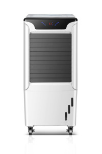 Refroidisseur d'air portable 10L avec télécommande à ventilateur à 4 vitesses et conception écologique pour le bureau à domicile et le refroidissement des petits espaces - Product Image 4