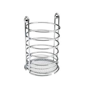 Porte-couverts rond au design unique, qualité supérieure, en acier inoxydable, pour la table, support de rangement décoratif pour couverts - Product Image 1