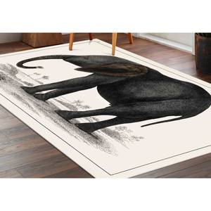 Tapis imprimé avec dessin d'éléphant pour l'extérieur, décoration de salon, salle à manger, tapis en chenille - Product Image 2