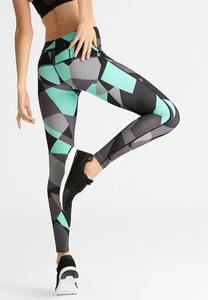 Pantalons de yoga fitness personnalisables pour femmes Leggings vêtements de sport imprimés par sublimation personnalisée en usine - Product Image 5