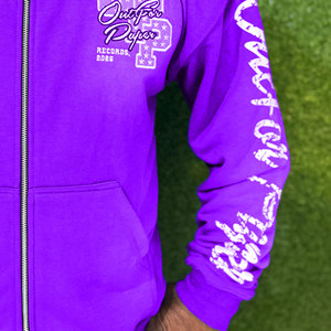 Fabricante de marca Heavyweight French Terry Sudadera con capucha de algodón de alta calidad con cremallera completa Sudaderas con capucha bordadas personalizadas para niños - Product Image 6