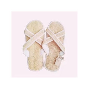 Pantuflas de Lufa de Primera Calidad para Estimular la Piel de los Pies y Calzado Interior Sostenible para Clientes de Salones de Belleza Profesionales - Product Image 6
