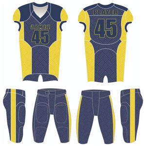 Uniforme de Fútbol Americano Unisex, Moderno, para Entrenamiento/Práctica, Transpirable, Talla Grande, para Clubes Deportivos - Product Image 1