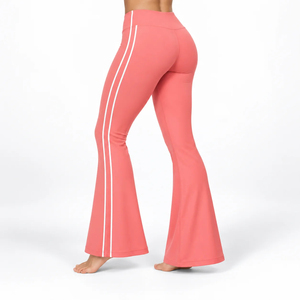 Low Price Bell Bottom Legging Offers Flexible Movement Smooth Material And Comfortable Construction Flare Legging For Workout - Product Image 3