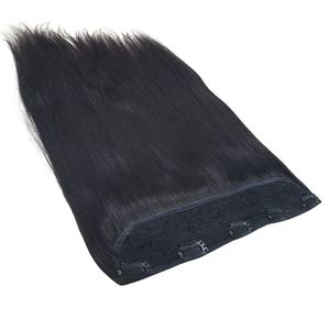 hair clip big layer hair extensions natural color straight remy hair or human hair 100% single drawn - Product Image 4