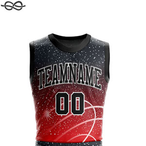 Uniforme reversible de baloncesto para niños y hombres con diseño en blanco al por mayor, ropa deportiva para exteriores, ropa deportiva para niños sin mangas BSCI, venta al por mayor, ropa deportiva - Product Image 3