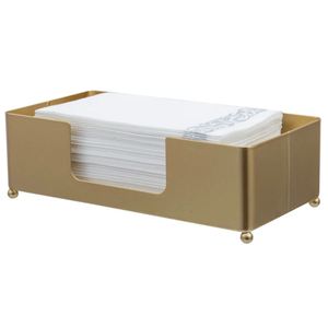 Handcrafted Metal Contemporary Napkin <b>Holder</b> & <b>Tissue</b> Organizer Craft Home International <b>Kitchen</b> Dining Table Made India Events - Product Image 2