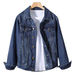 Spring Autumn New <b>Men's</b> Denim <b>Jacket</b> Casual Denim Plus Size Coats Wholesale - Product Image 1