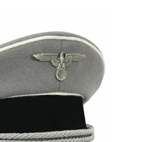 Sombrero de capitán Disfraz Sombrero Accesorio Yate Capitán Piloto Sombrero Gorras ajustables Oficer Peak Caps de alta calidad