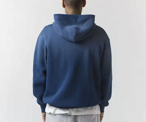 Sudadera con Capucha de Moda Personalizada al por Mayor con Logo, de Gran Gramaje, Lavado Ácido, Nueva, Ajuste Regular, Hombro Caído, para Hombre, Invierno - Product Image 3