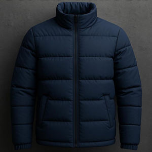 Blouson d'hiver matelassé léger et personnalisé, conçu pour un confort isolant, couches matelassées, approvisionnement en usine - Product Image 5