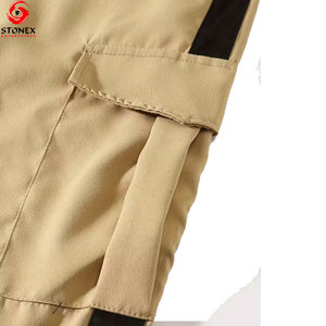 กางเกงคาร์โก้ผ้าแคนวาสทรงสลิมฟิตสำหรับผู้ชายทันสมัย-สวมใส่สบายแบบลำลอง แห้งเร็วและระบายอากาศได้ดี คุณภาพสูง - Product Image 5