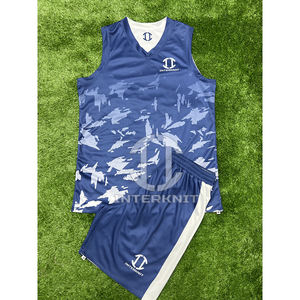 Uniforme d'équipe de basket-ball imprimé sur mesure |   Ensemble de shorts en jersey respirant 100% polyester, anti-humidité et anti-UV - Product Image 2